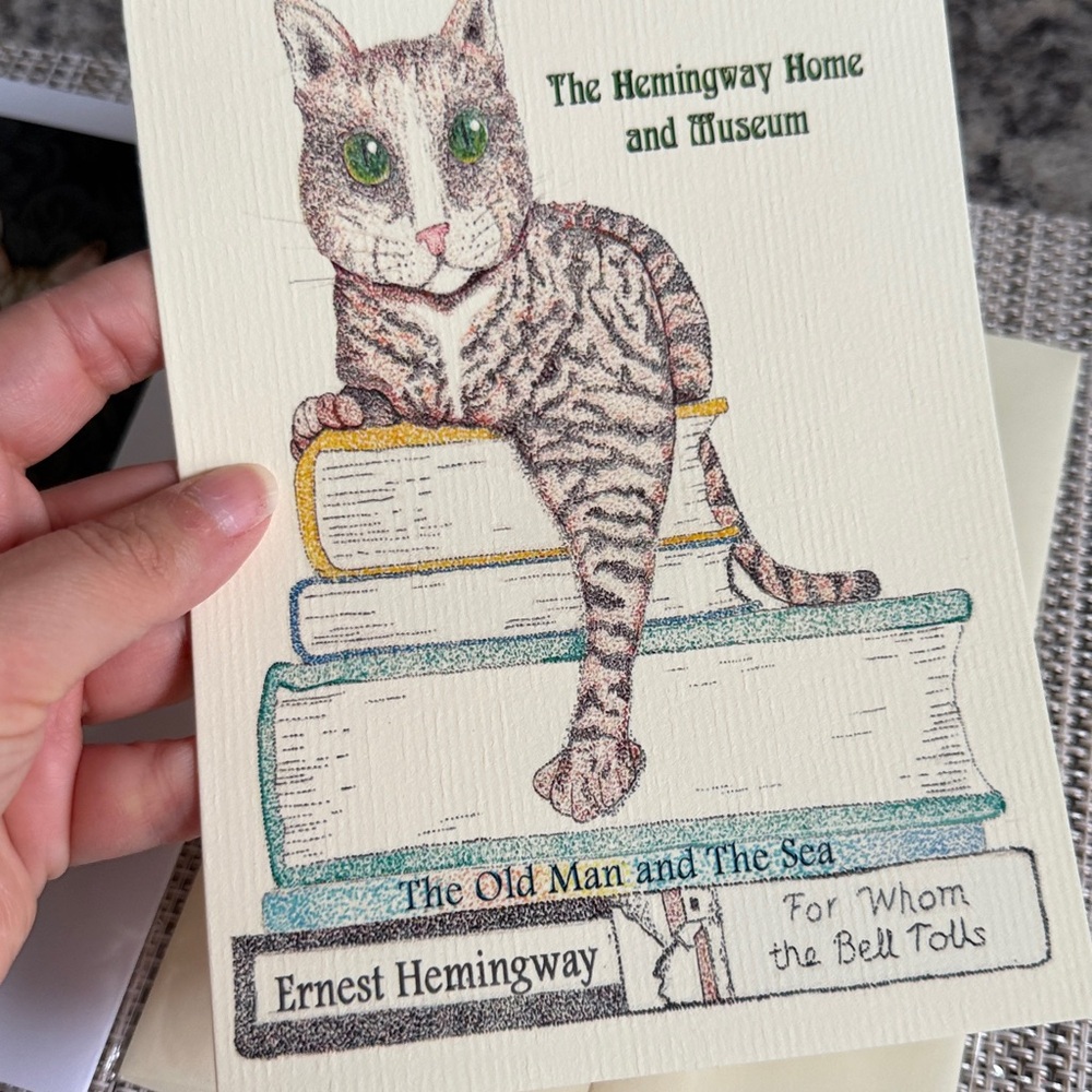 Key West Ernest Hemingway Home Museum Florida Cats Greeting Note Cards Souvenir - Picture 7 of 10